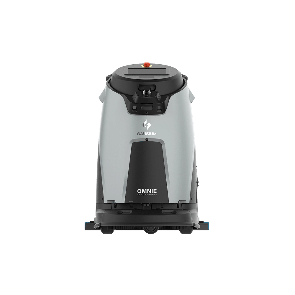 Robot vệ sinh công nghiệp GAUSIUM Omnie MD 6 robot ve sinh cong nghiep gausium omnie le hoang robotics phia truoc